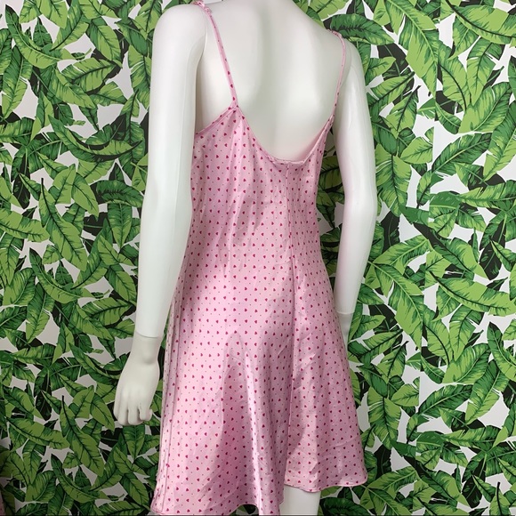 💖 Morgan Taylor Gown & Robe Set Women's Size M Valentine's Day Pink Hearts - Picture 9 of 9